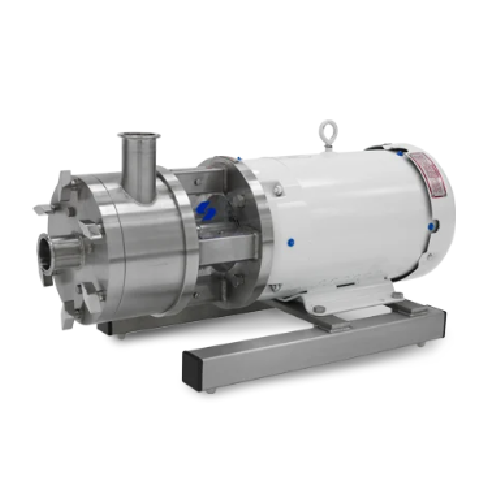 In-line ultra sanitary mixer for pharmaceutical and food applications