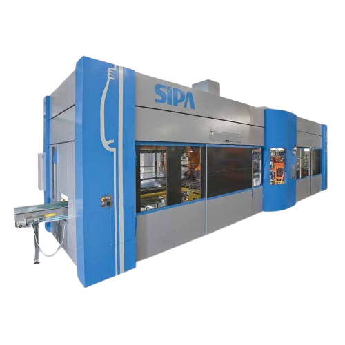 Single-stage plastic container production system