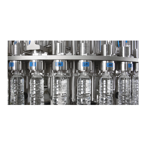 Gravity filling system for Pet bottles