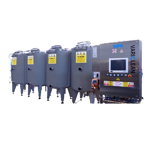 Cip sanitizing unit for food and beverage production