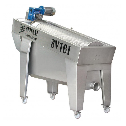 De-juicing unit for wine must processing
