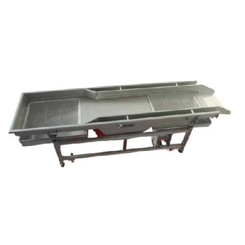 Vibrating table for grape selection