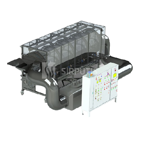 Industrial seaweed drum dryer