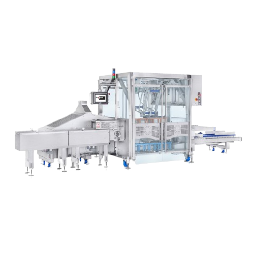 High-speed case packer for crates and boxes
