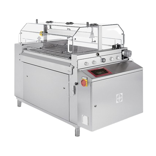 Bottom coating system for confectionery production