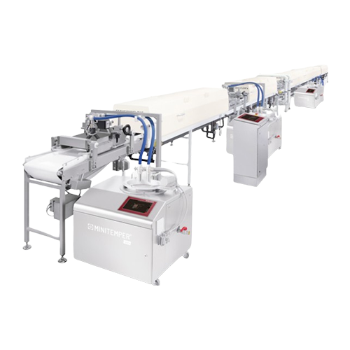 Bucket sheeter for confectionery masses