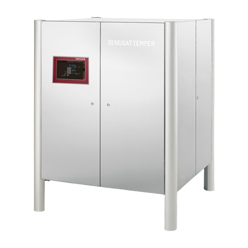 Nougat tempering system for consistent viscosity