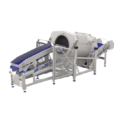 Centrifuge for drying leafy vegetables