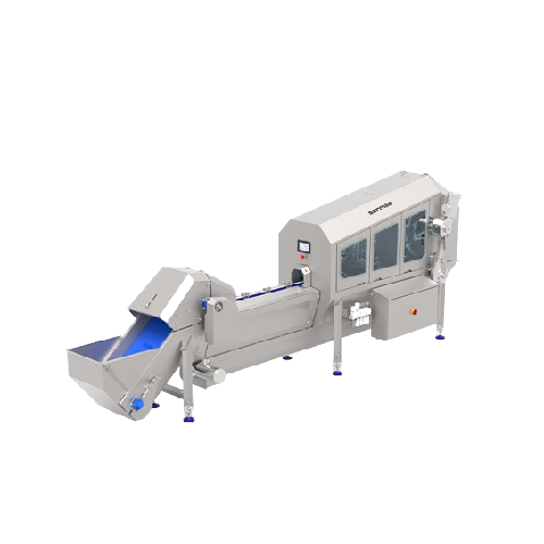Industrial onion peeler for efficient processing