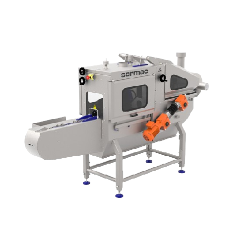 Industrial onion peeler for efficient onion processing