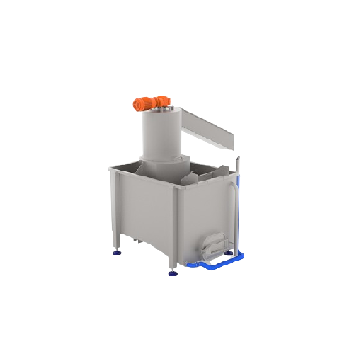 Root crop screw destoner
