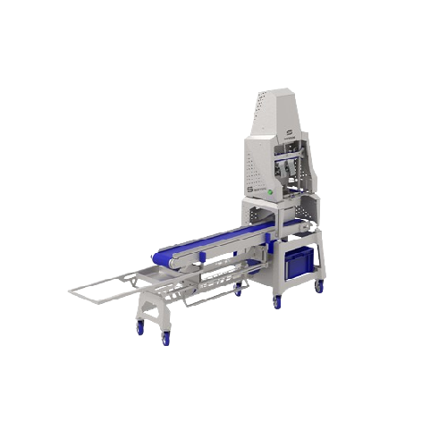 Semi-automatic fruit and vegetable slicer