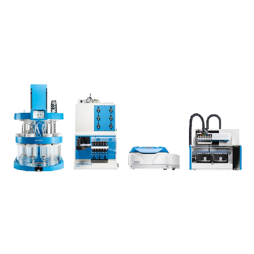 Benchtop dissolution tester for multiple test runs