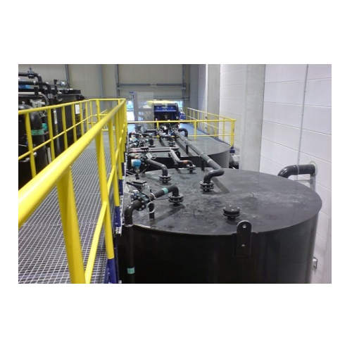 Industrial process water treatment system