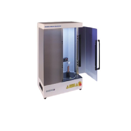 Non-contact density measurement for ceramic test pieces