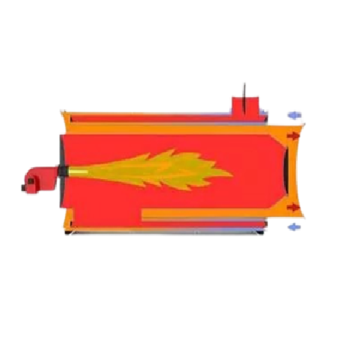 Industrial air heater for agriculture and industry