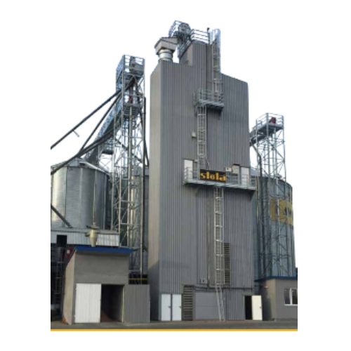Grain dryer with air circulation system