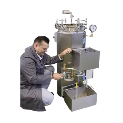 Saturated steam sterilizer for Ngo use