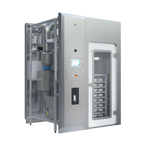 Vaporized hydrogen peroxide decontamination chamber