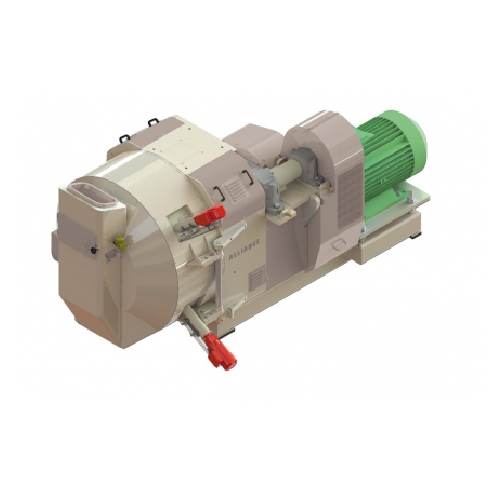 Pellet mill for powdery animal feed products