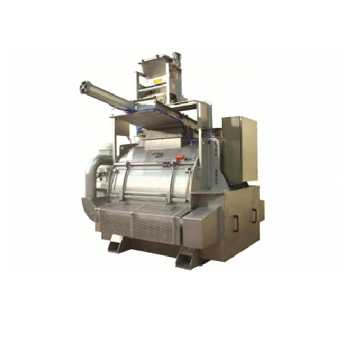 Cryogenic mixer for frozen fruits and vegetables