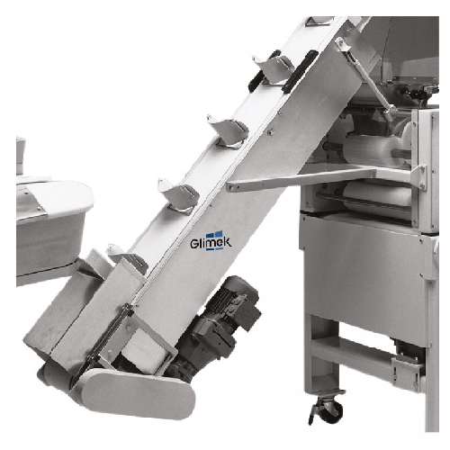 Dough cup elevator for bakeries