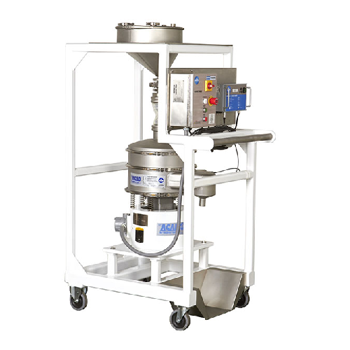 3d metal printer powder screening system