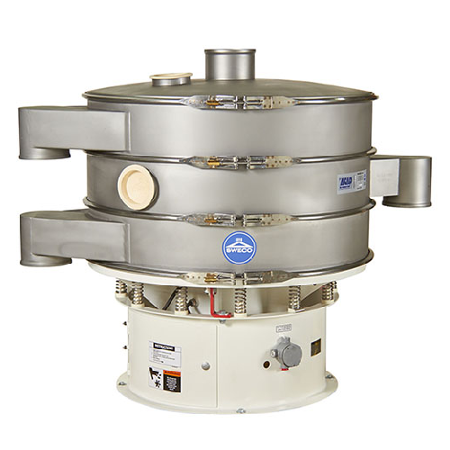 Round vibratory separation for various industrial applications
