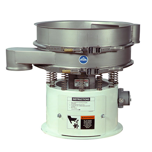 Lab scale round separator for particle classification