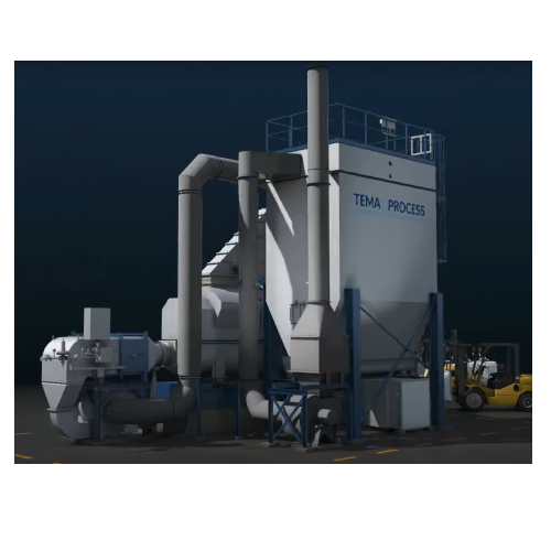 Continuous fluid bed dryer for powder and granules