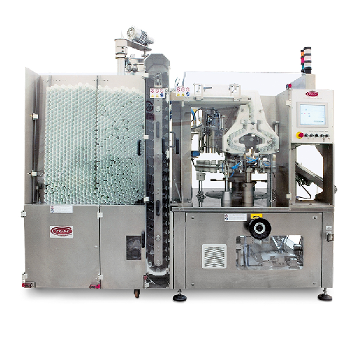Automatic tube filling for coextruded products