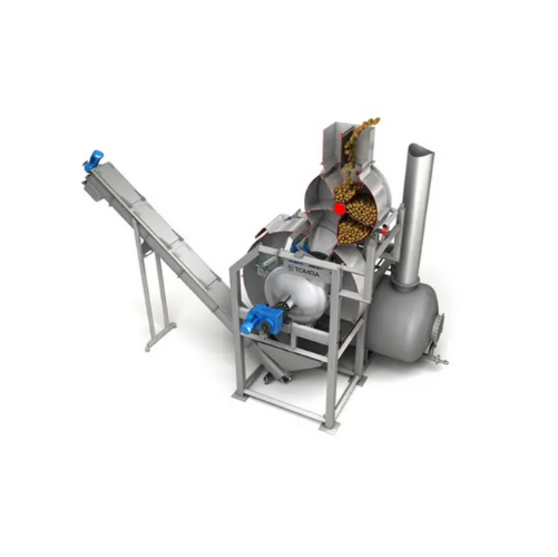 Industrial steam peeler for potatoes