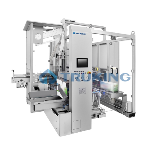 Automatic case packer for pharmaceutical industry
