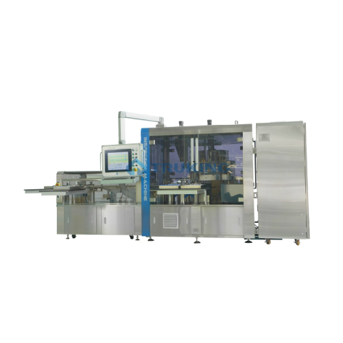 Automatic inspection and leak test for pharma containers