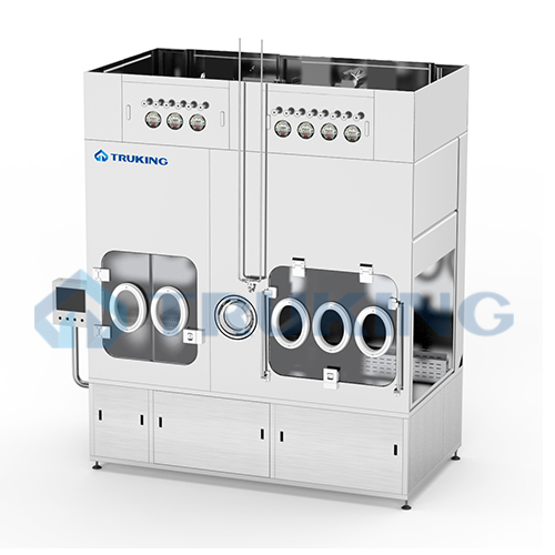 Autoclave unloading isolator for sterile assembly