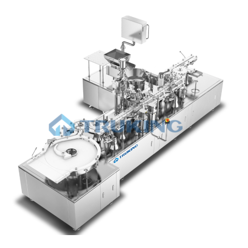 Vial powder dispensing system