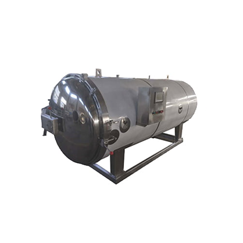 Industrial autoclave food sterilizer for retort pouch and canning