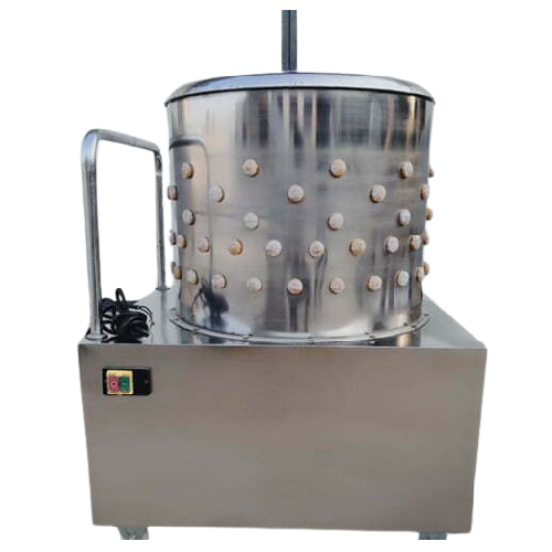 Fast chicken plucker for meat processing plants