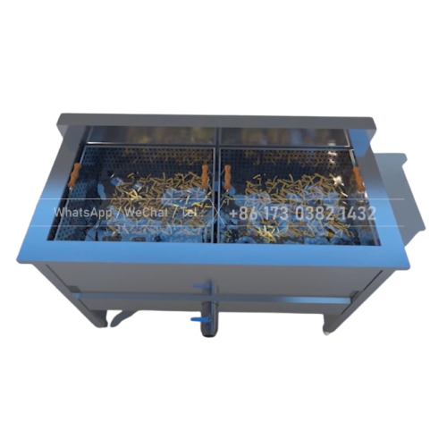 Semi-automatic frozen french fries production line