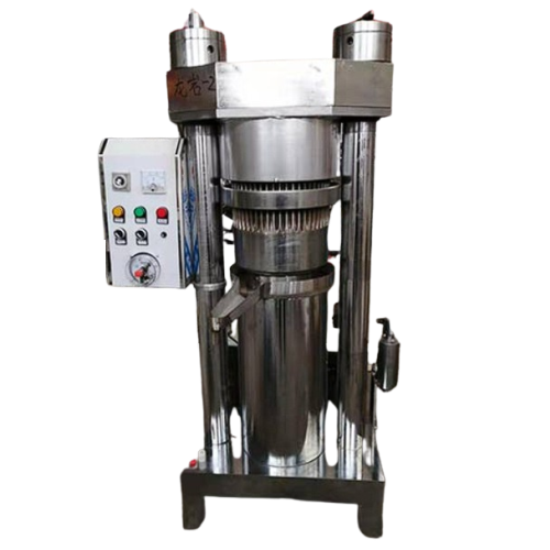 Hydraulic oil press for efficient oil extraction