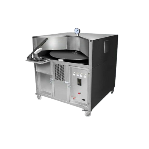 Small rotating pita bread oven