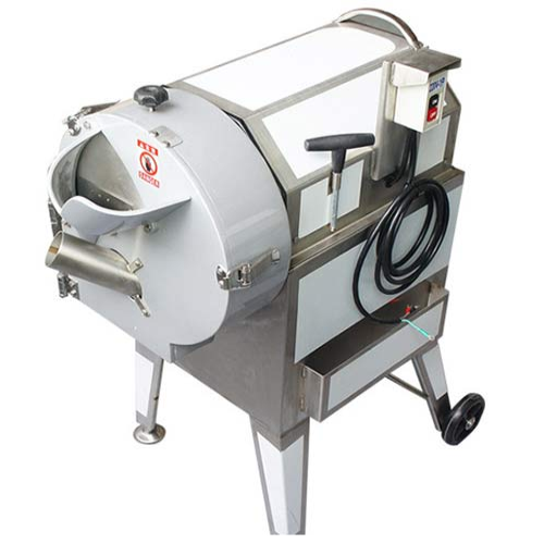 Root vegetable cutting machine