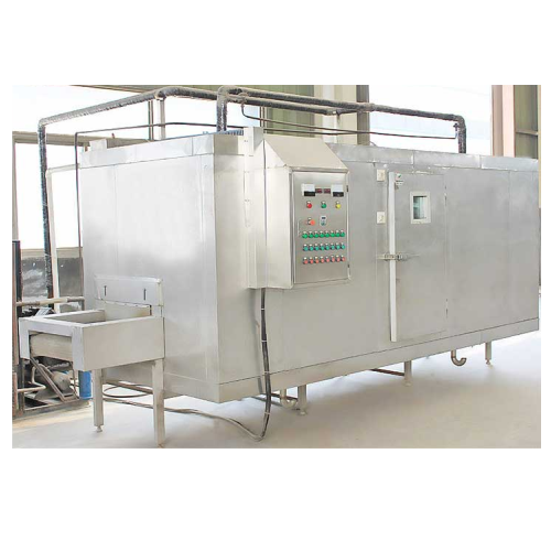 Conveyor belt freezer for industrial quick freezing