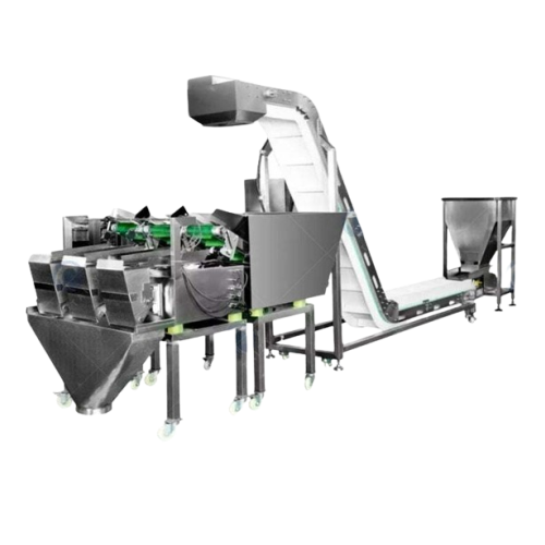 Vegetable salad production line for lettuce processing