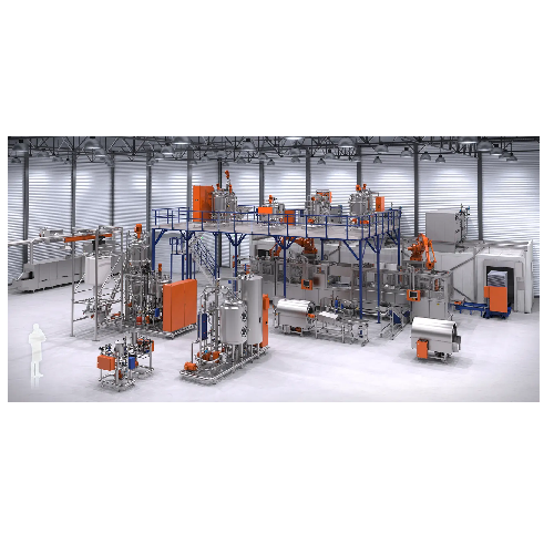 High-capacity non-starch gummy and jelly production line
