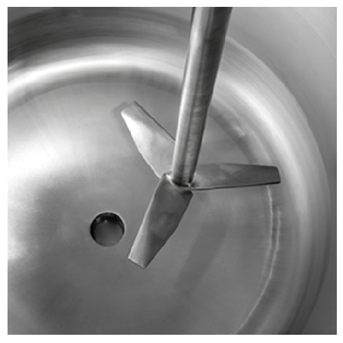 Static impellor mixer for homogeneous gelatin solutions