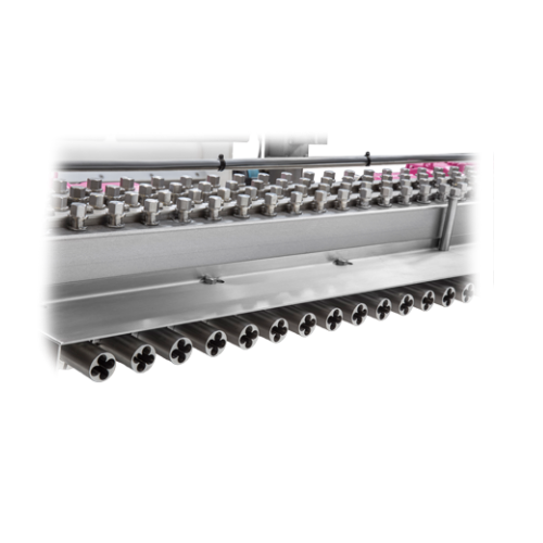 Twisted marshmallow cable production manifold