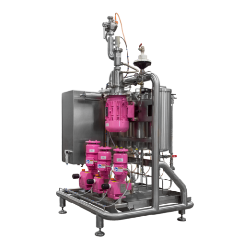 Dynamic mixer for bakery and confectionery applications