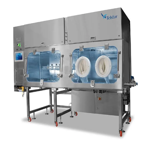Sterility test isolator for pharmaceutical processes