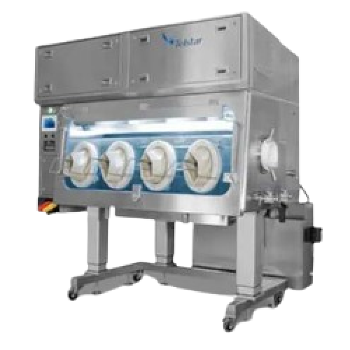 Aseptic ophthalmic filling isolator